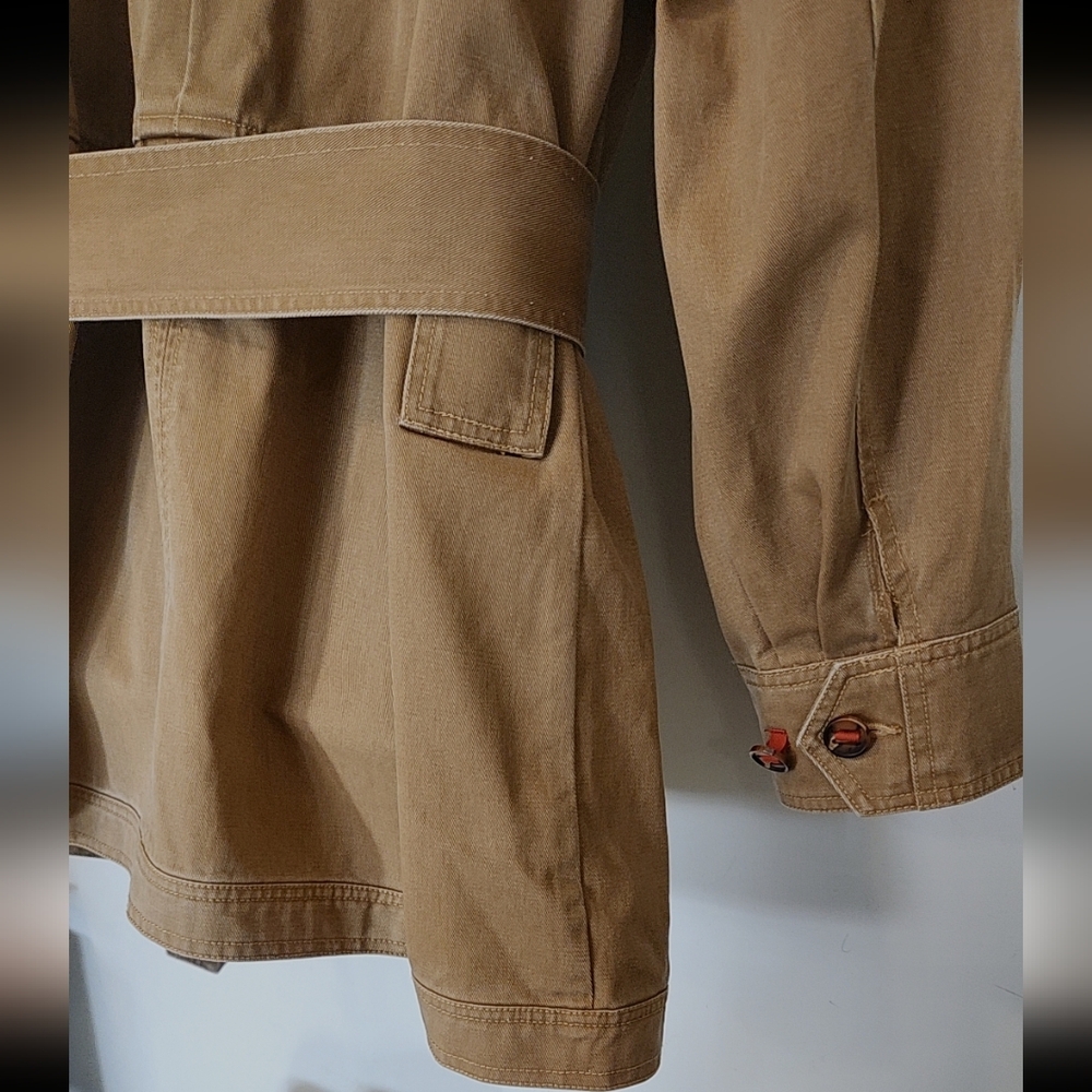 The Territory Ahead Tan Utility Jacket with Belt - Picture 10 of 15